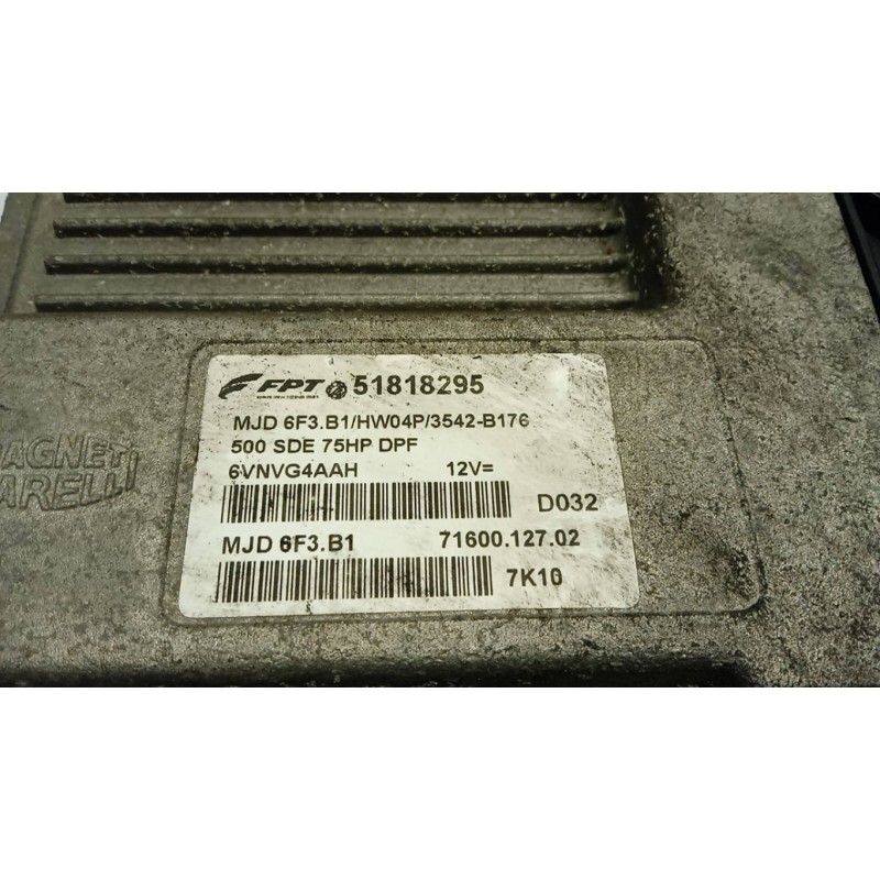 FIAT CENTRALINA MOTORE FIAT F.500 2007>2015 usato