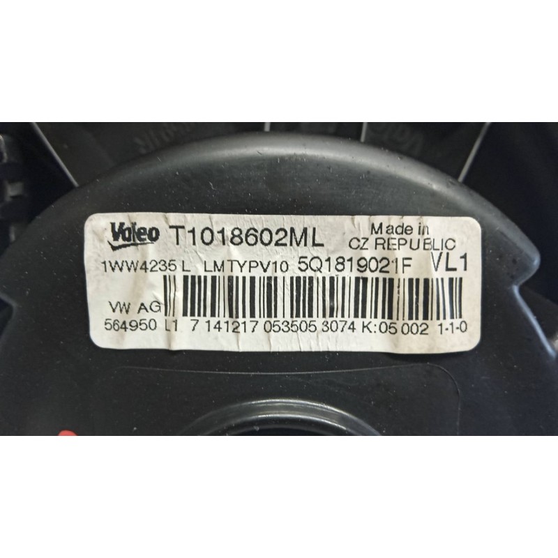 VOLKSWAGEN MOTORINO VENTILAZIONE INTERNA VOLKSWAGEN Golf 7.2 2017>2019 usato