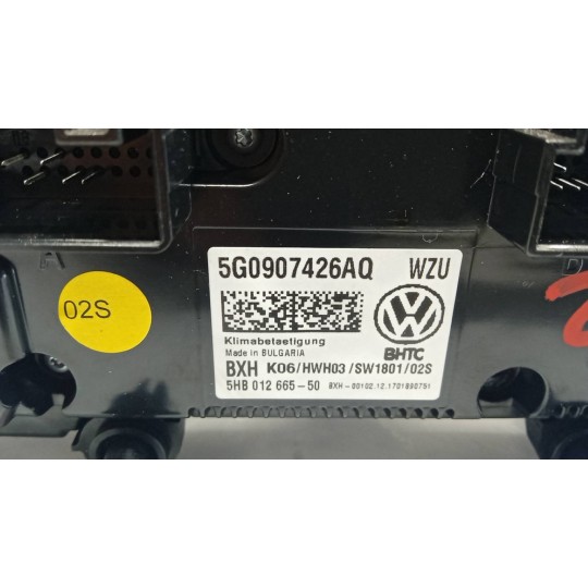 AC CONTROL UNIT VOLKSWAGEN Golf 7.2 2017>2019 used