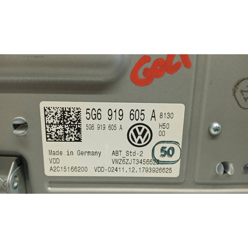 VOLKSWAGEN VARIOUS DISPLAY  VOLKSWAGEN Golf 7.2 2017>2019 used