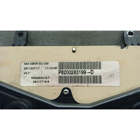 INSTRUMENT PANEL OPEL van Vivaro A 2006>2014 used