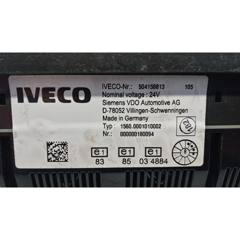 IVECO INSTRUMENT PANEL IVECO EUROCARGO 2008>2013 used