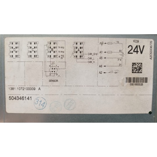 TACHIGRAFO IVECO EUROCARGO 2008>2013 usato