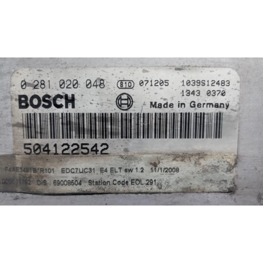 ENGINE UNIT IVECO EUROCARGO 2008>2013 used