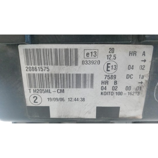 LEFT HEADLIGHT XENO LAMP  VOLVO truck FH13 used