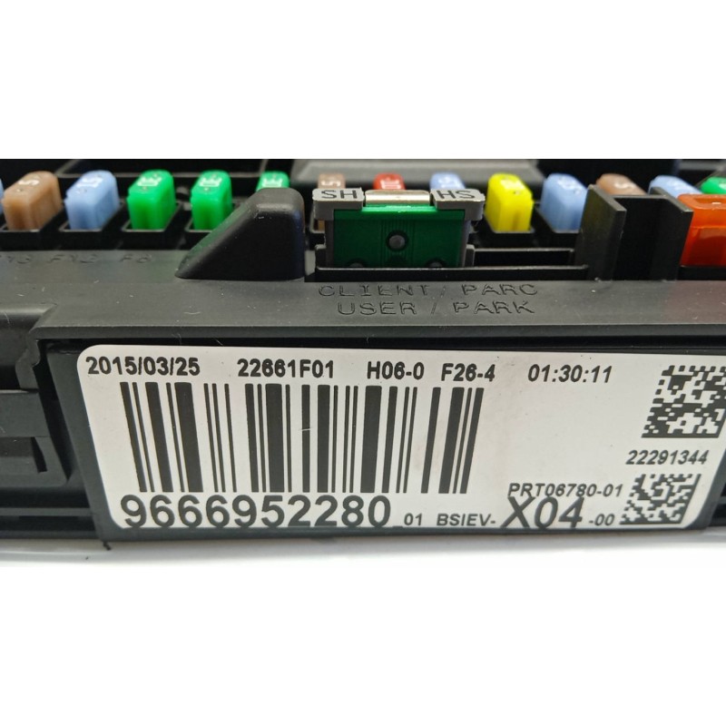 CITROEN VARIOUS CONTROL UNITS  CITROEN C3 2013>2016 used