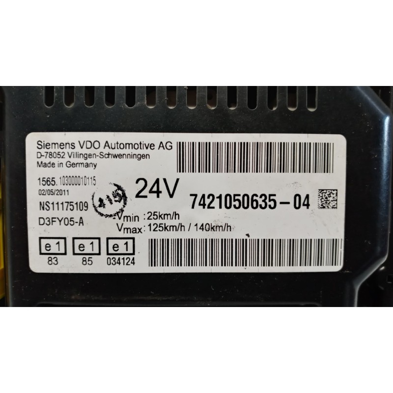 RENAULT truck QUADRO STRUMENTI RENAULT truck Premium 2005>2013 usato