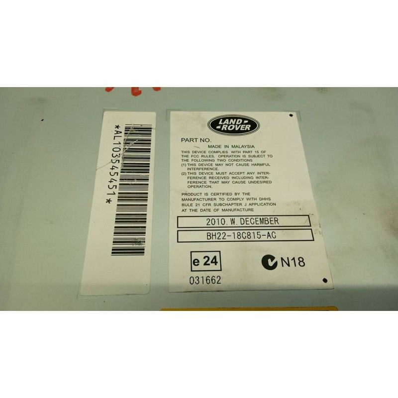 LAND ROVER AUTORADIO LAND ROVER Range Rover Sport 2010>2013 usato