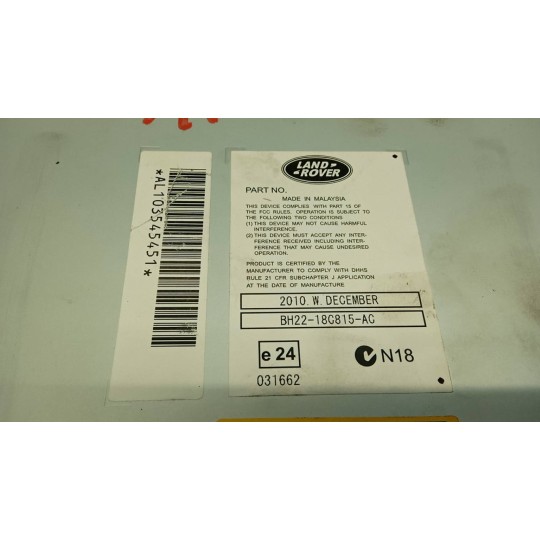 CAR RADIO LAND ROVER Range Rover Sport 2010>2013 used