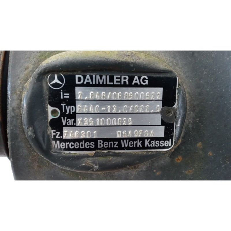 MERCEDES-BENZ truck GRUPPO DIFFERENZIALE POSTERIORE MERCEDES-BENZ truck Actros euro 5 2008>2013 usato