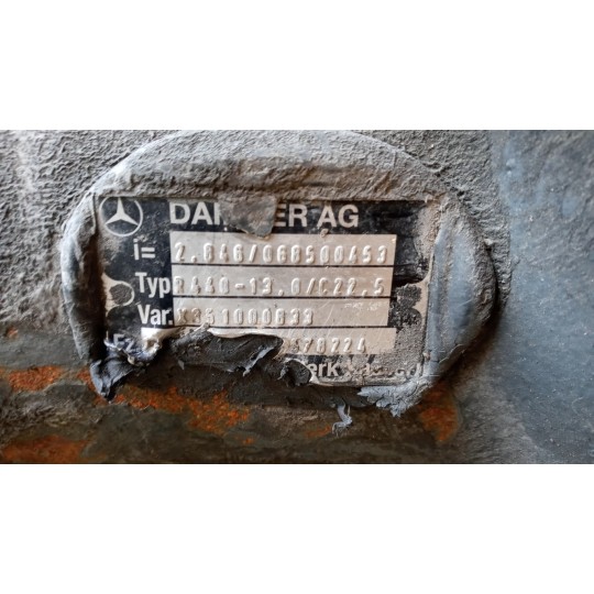 GRUPPO DIFFERENZIALE POSTERIORE MERCEDES-BENZ truck Actros euro 5 2008>2013 usato