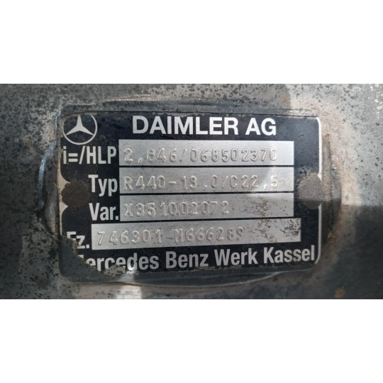 GRUPPO DIFFERENZIALE POSTERIORE MERCEDES-BENZ truck Actros euro 6 2014>2021 usato