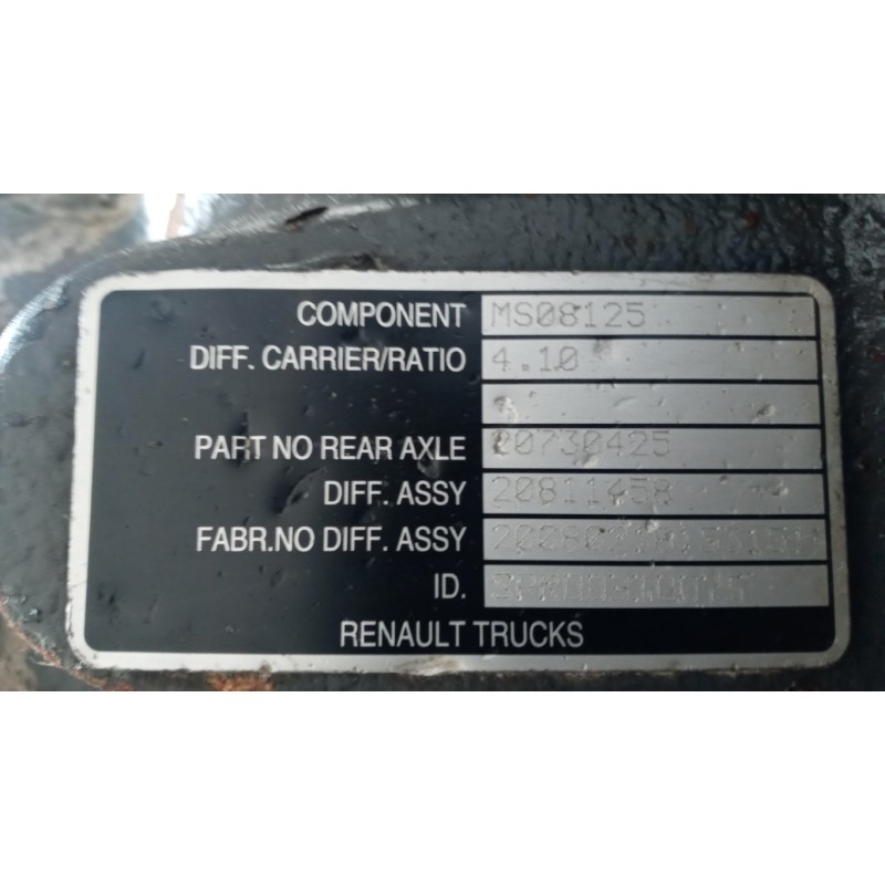 RENAULT truck GRUPPO DIFFERENZIALE POSTERIORE RENAULT truck Midlum usato