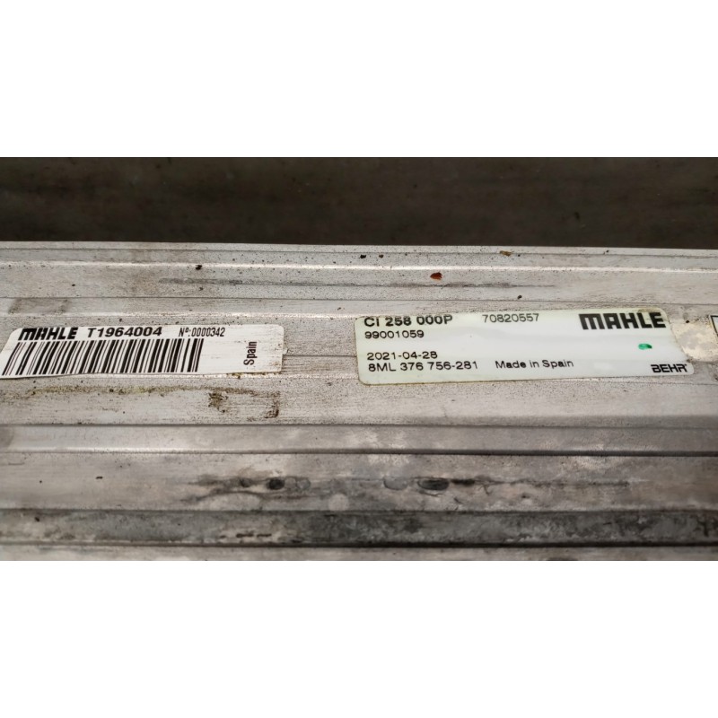 ALFA ROMEO INTERCOOLERS HEAT RADIATOR  ALFA ROMEO Giulietta 2010>2016 used