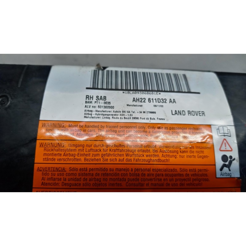 LAND ROVER CURTAIN AIRBAG RIGHT  LAND ROVER Range Rover Sport 2010>2013 used