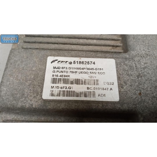 CENTRALINA MOTORE FIAT F.Punto Evo 2009>2012 usato