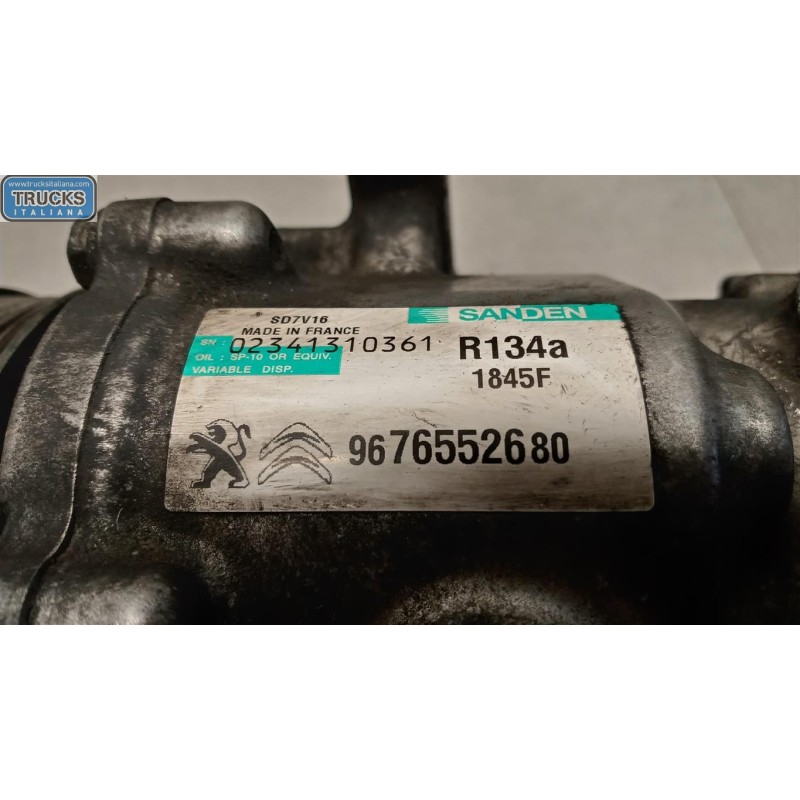 PEUGEOT COMPRESSORE ARIA CONDIZIONATA PEUGEOT Boxer 2006>2014 usato