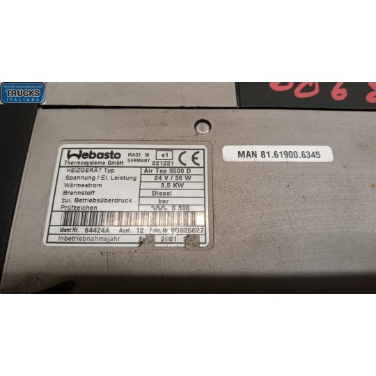 WEBASTO MAN TG-A 2000>2007 used