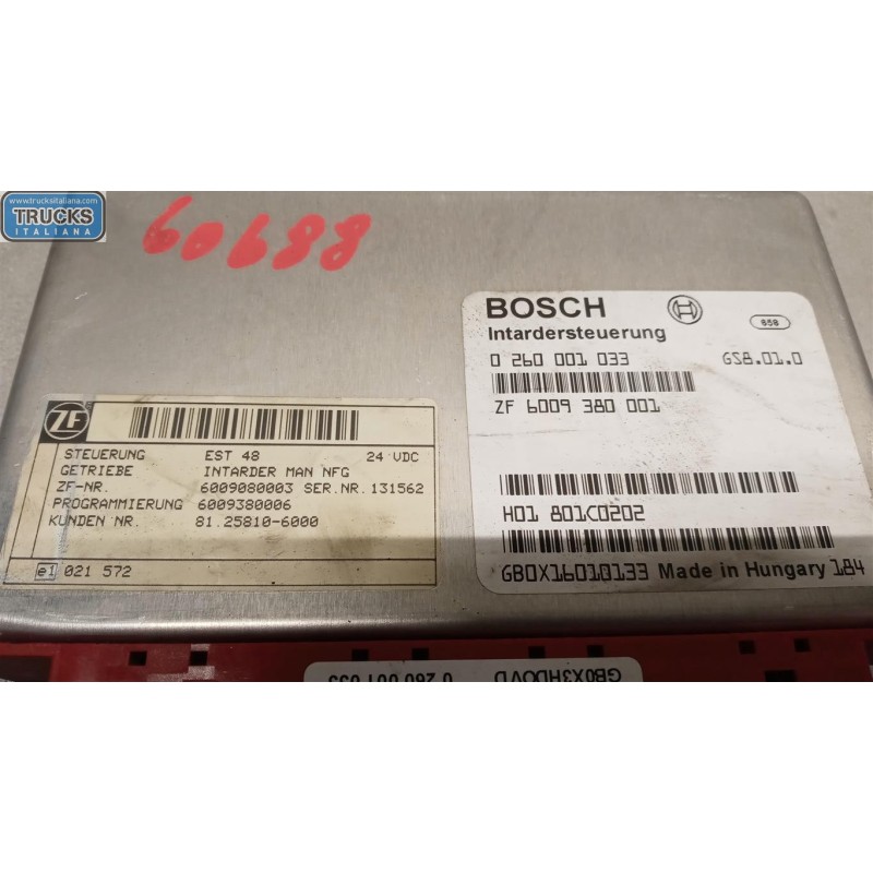 MAN CENTRALINE VARIE A MAN TG-A 2000>2007 usato
