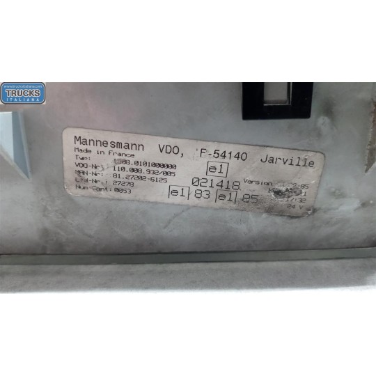 QUADRO STRUMENTI MAN TG-A 2000>2007 usato