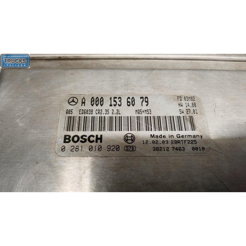 MERCEDES-BENZ van ENGINE UNIT MERCEDES-BENZ van Sprinter 2001>2005 used