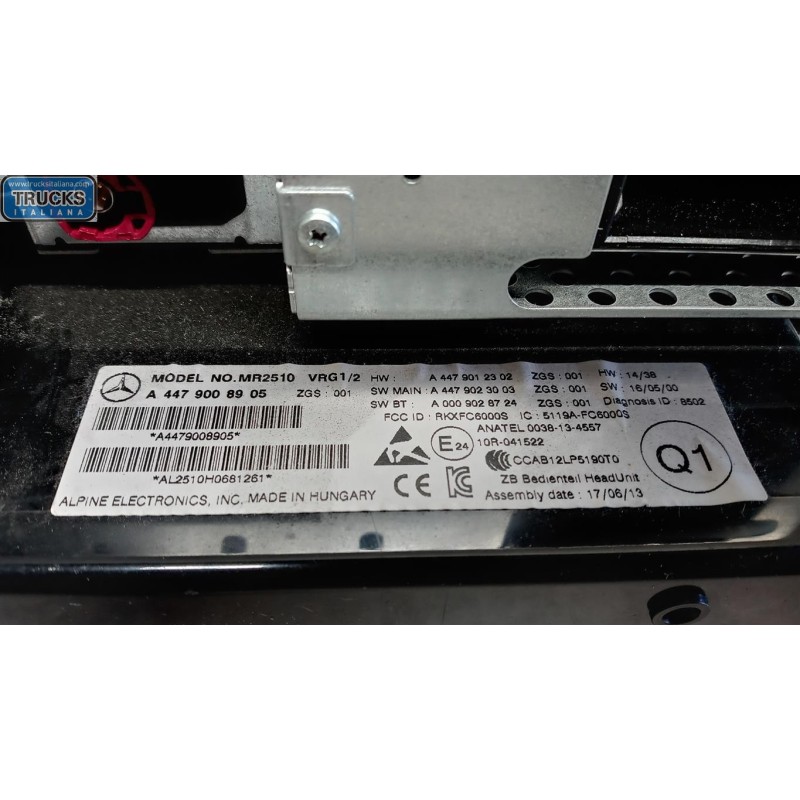 MERCEDES-BENZ van AUTORADIO MERCEDES-BENZ van Vito-V (W447) 2014>2019 usato