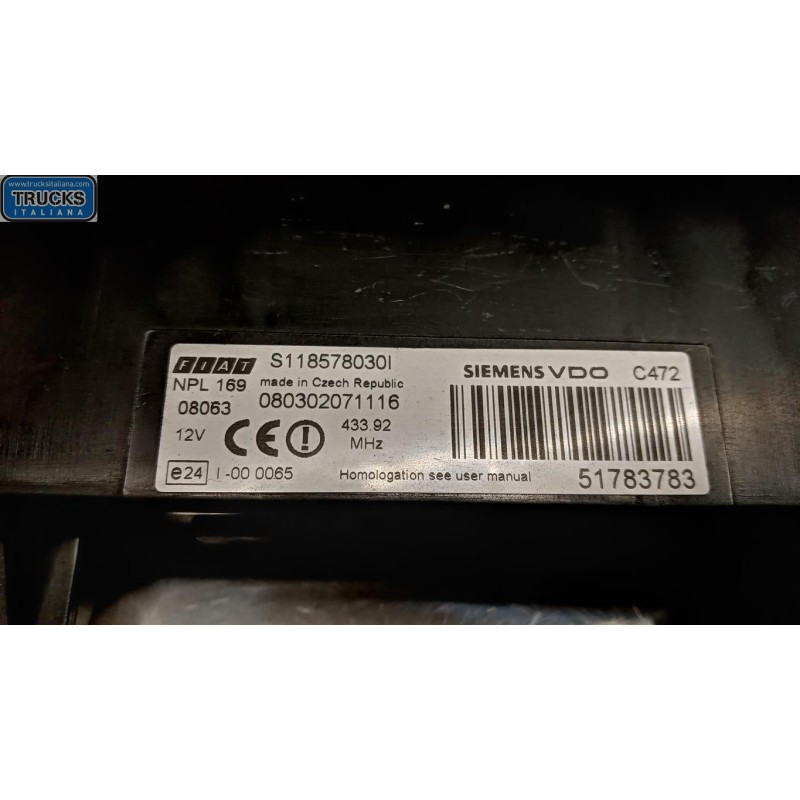 FIAT ENGINE UNIT FIAT Panda 4x4 e Panda Natural Power 2004>2010 used