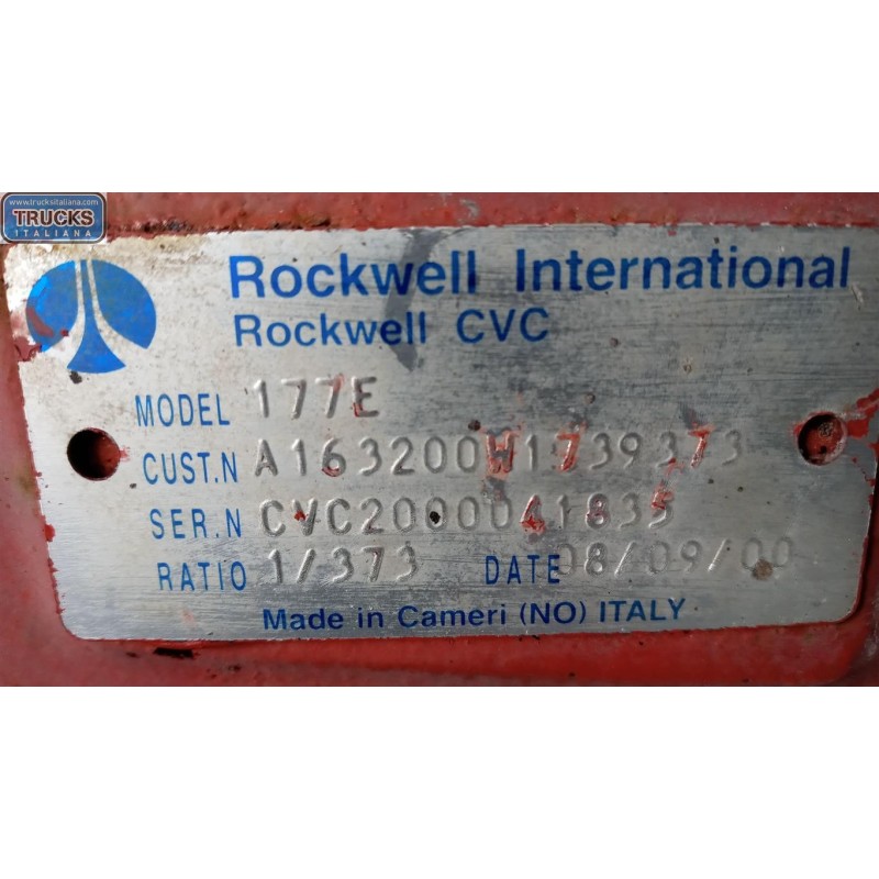 IVECO REAR DIFFERENTIAL 
 IVECO EUROTECH used