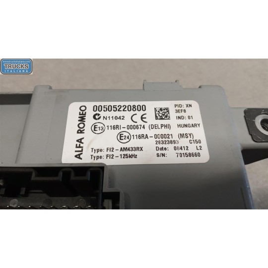 CENTRALINA MOTORE ALFA ROMEO Mito 2011>2013 usato