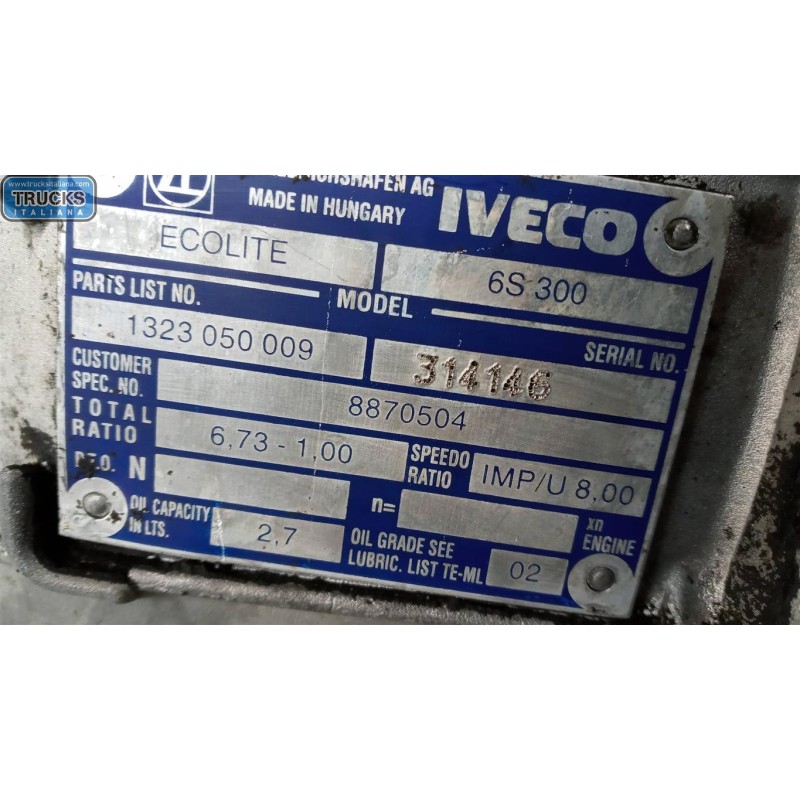 IVECO GEARBOXES  IVECO Daily 2000>2006 used