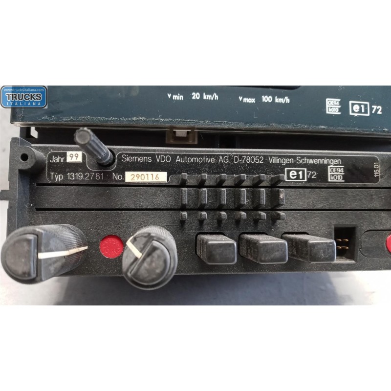 MERCEDES-BENZ truck TACHOGRAPH 
 MERCEDES-BENZ truck Actros 1997>2003 used