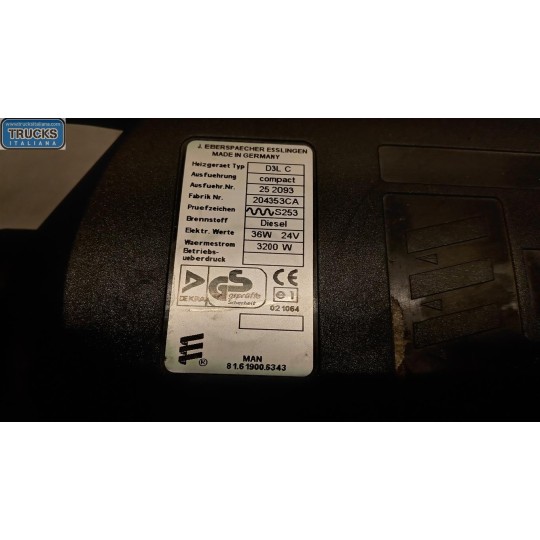 WEBASTO MAN TG-A 2000>2007 used