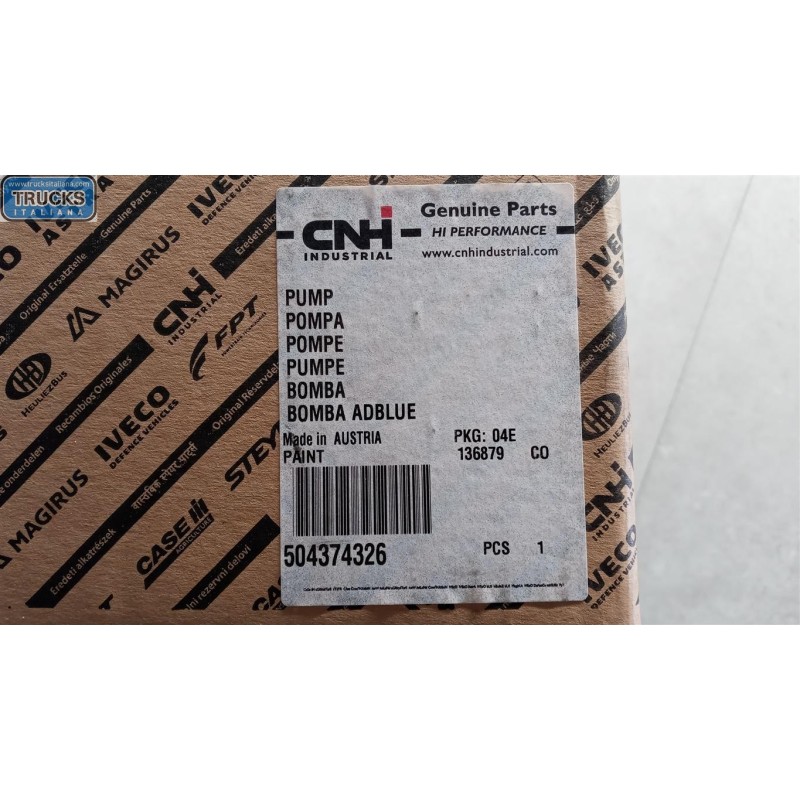 IVECO POMPA ADBLUE IVECO Stralis 2007>2013 nuovo