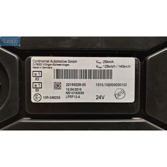 QUADRO STRUMENTI RENAULT truck T 2014> usato