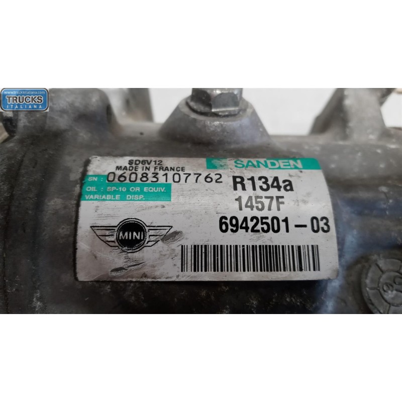 MINI AIR CONDITIONER COMPRESSOR MINI R56  2006>2011 used