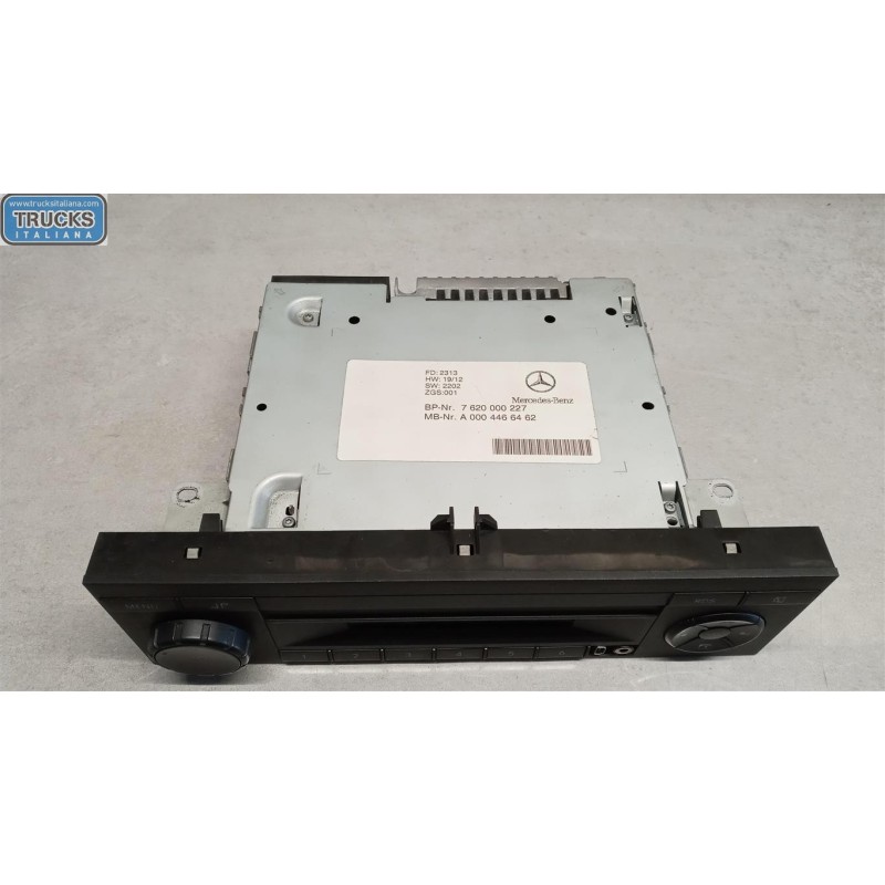 MERCEDES-BENZ truck CAR RADIO MERCEDES-BENZ truck Actros euro 5 2008>2013 used