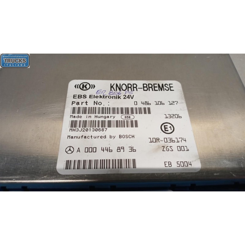 MERCEDES-BENZ truck EBS CONTROL UNIT  MERCEDES-BENZ truck Actros euro 5 2008>2013 used