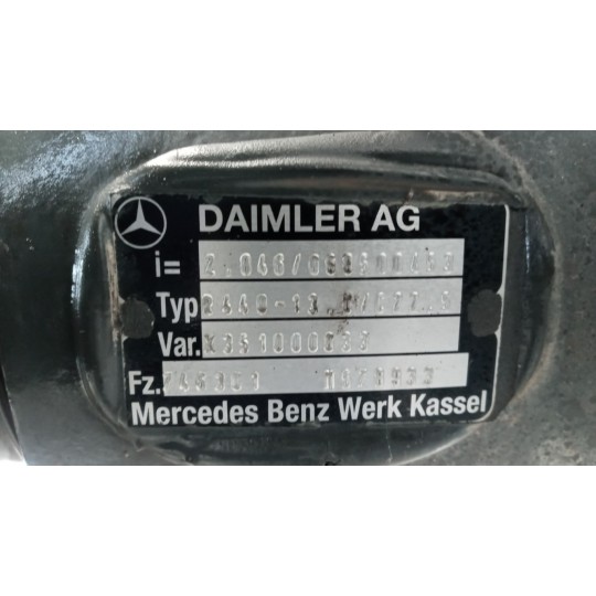 GRUPPO DIFFERENZIALE POSTERIORE MERCEDES-BENZ truck Actros euro 5 2008>2013 usato