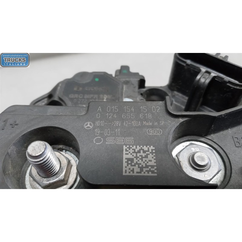 MERCEDES-BENZ truck ALTERNATOR MERCEDES-BENZ truck Actros euro 5 2008>2013 used