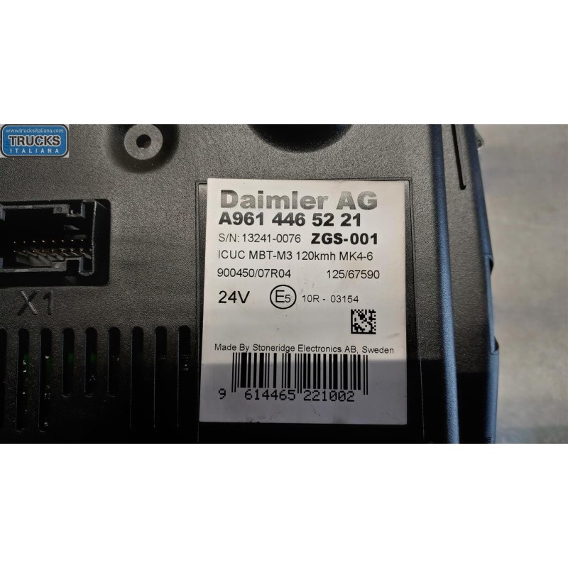 MERCEDES-BENZ truck QUADRO STRUMENTI MERCEDES-BENZ truck Actros euro 5 2008>2013 usato