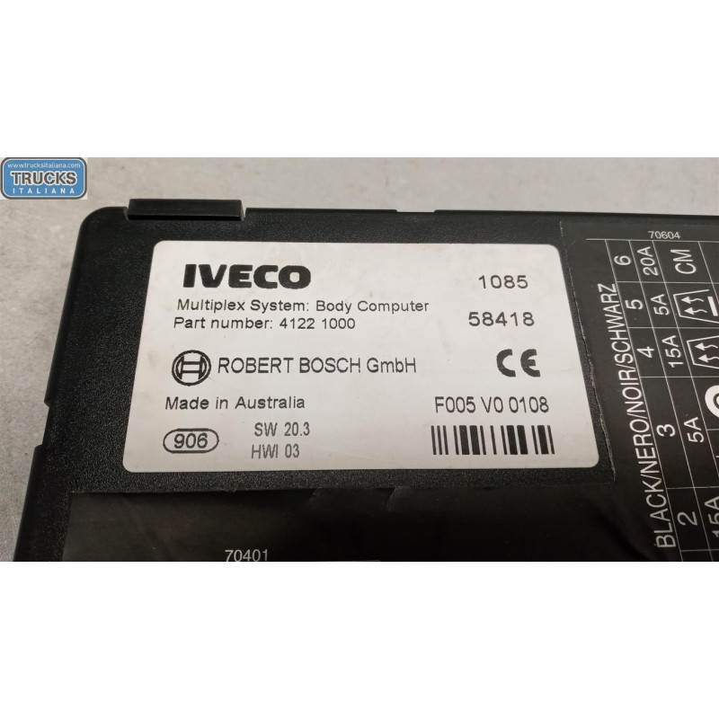 IVECO CENTRALINE VARIE B IVECO Stralis 2003>2007 usato