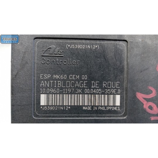 ABS SYSTEM PEUGEOT 207 2006>2009 used