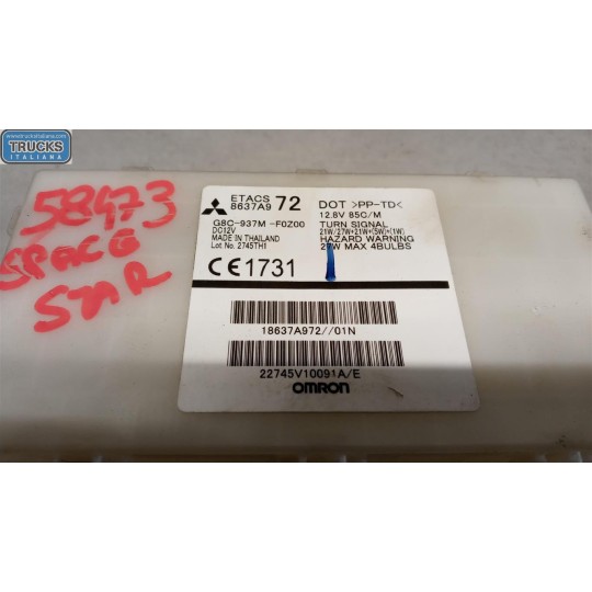 CENTRALINA MOTORE MITSUBISHI Space Star 2013>2016 usato