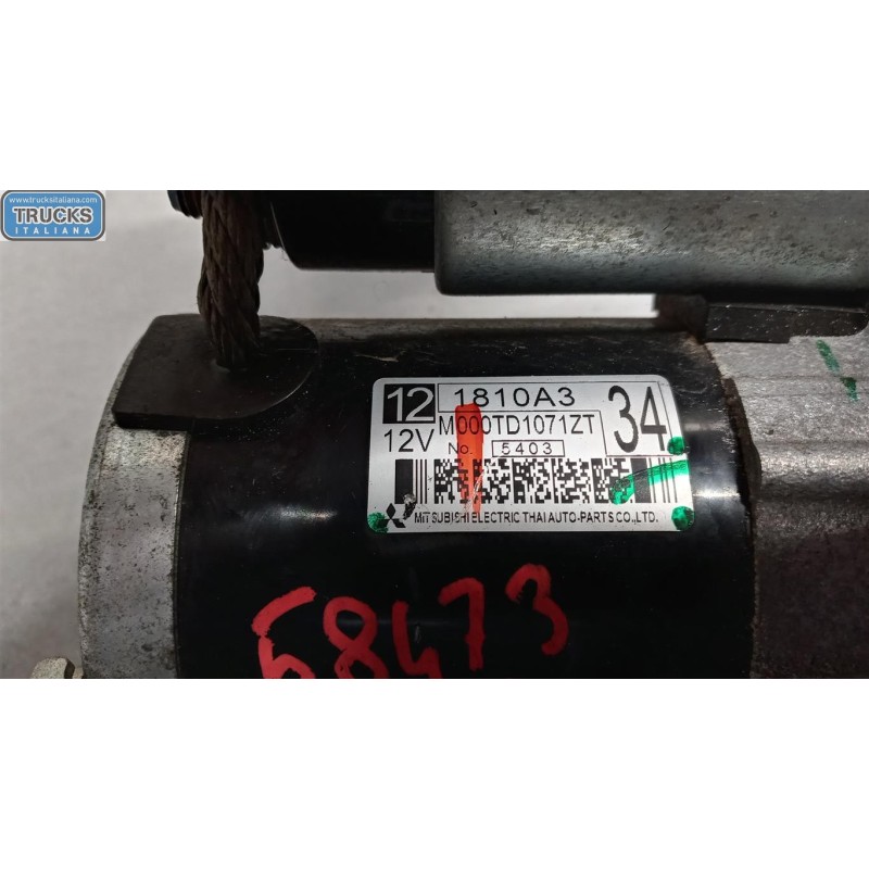 MITSUBISHI STARTER MOTOR MITSUBISHI Space Star 2013>2016 used