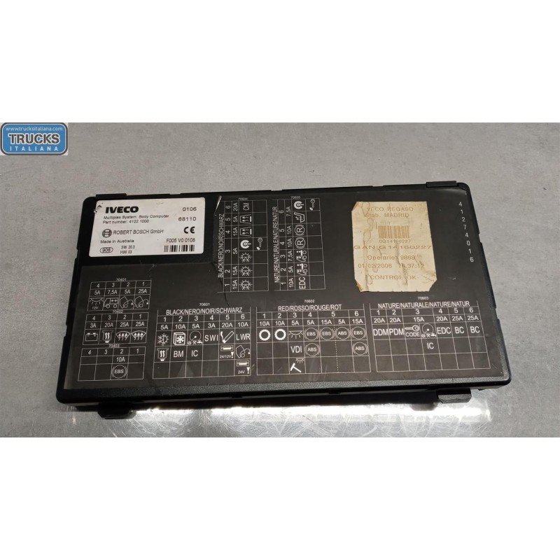 IVECO CENTRALINE VARIE A IVECO Stralis 2003>2007 usato