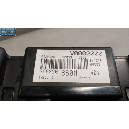 INSTRUMENT PANEL VOLKSWAGEN Passat 2005>2010 used