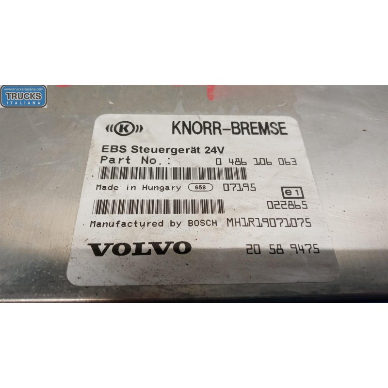 VOLVO truck EBS CONTROL UNIT  VOLVO truck FM 9 used