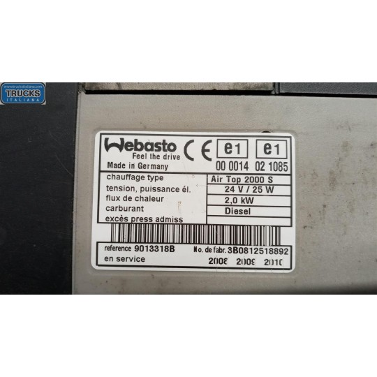 WEBASTO VOLVO truck FM 9 used