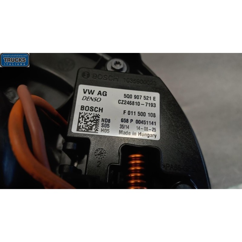 VOLKSWAGEN INTERNAL FUN MOTOR  VOLKSWAGEN Golf 7 2012>2016 used