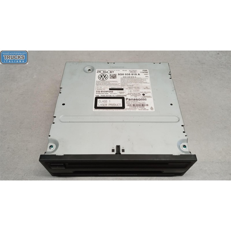 VOLKSWAGEN CAR RADIO VOLKSWAGEN Golf 7 2012>2016 used